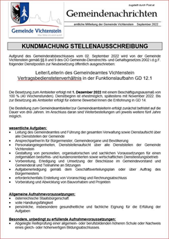 Vichtensteiner Gemeindenachrichten 06/2022